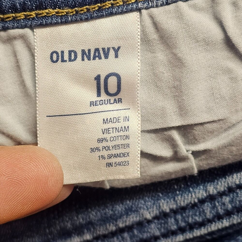 Old Navy The Sweetheart Jean Capri pants size 10 stretchy Distressed Normcore - Picture 6 of 7